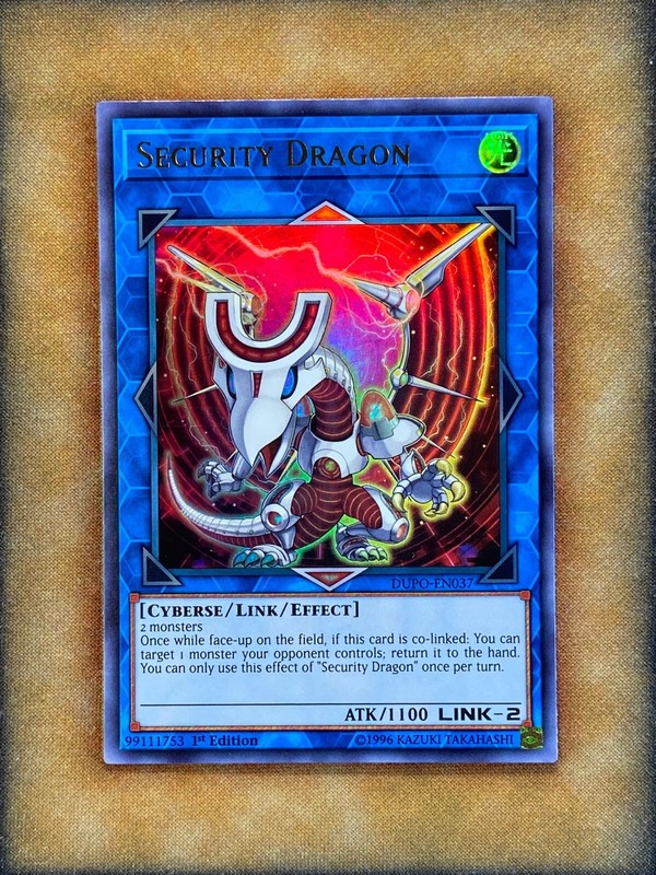 Yugioh Security Dragon DUPO-EN037 Ultra Rare 1st Ed NM | eBay