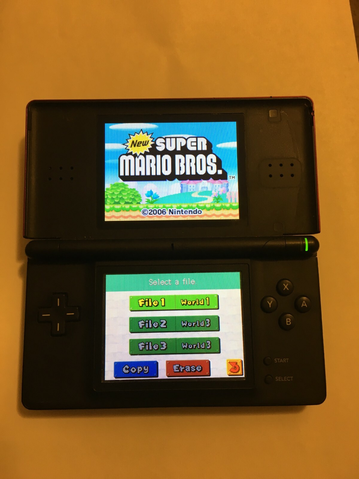 Nintendo DS Lite Console Red/Black - Works with Cracked Hinge (Console Only)