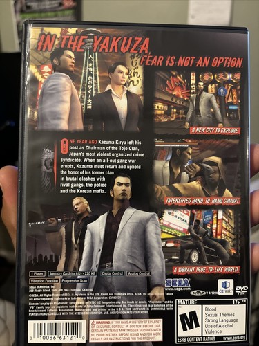 YAKAZU 2 Yakuza 2 PS2 (Brand New Factory Sealed US Version