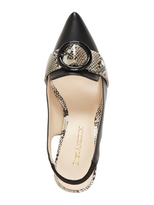 

ENZO ANGIOLINI Женские Кожаные Слипоны Dalayza Stiletto Black Snake, Черный, EN-DALAYZA