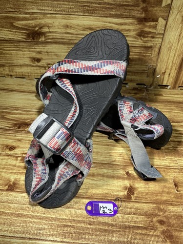 The North Face Men\'s Hiking Sandals Size 13 Gray & Orange Adjustable Straps THE NORTH FACE Comfort Hiking Strappy Sandals Gray Orange  main image 2