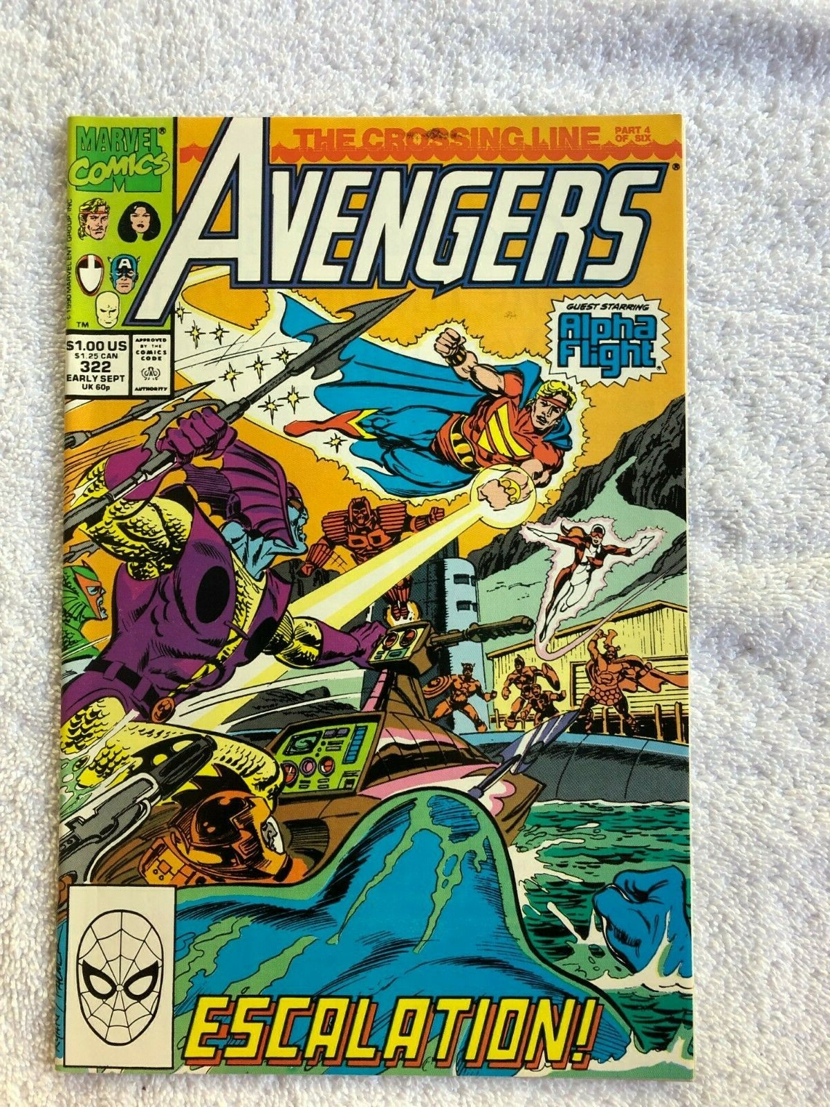 Avengers #322 (Sep 1990, Marvel) VF+ 8.5 | eBay