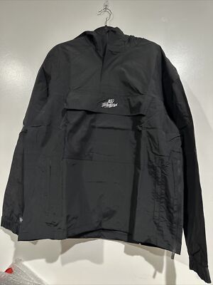 100 Thieves Foundations Black Windbreaker Size Large
