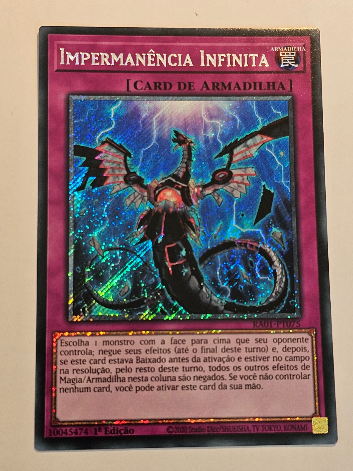 Infinite Impermanence (V.4 - Platinum Secret Rare)○YUGIOH