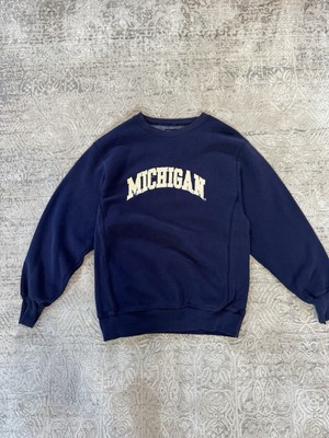 Y2K Michigan college spellout crenwneck steve and barrys size S