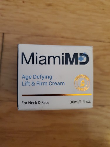 MiamiMD Age Defying Lift And Firm Cream For Neck And Face 30 ml 1oz - NIB!