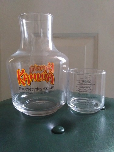 Kahlua small pitcher liquor mixed drink bar glass beer glass&glass cup