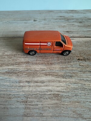 Matchbox Service Center Ford Panel Van Metalflake Orange Die Cast Fast Free Ship