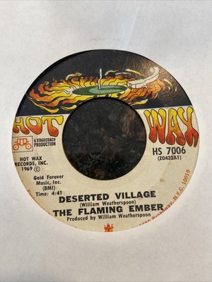 THE FLAMING EMBER -I'm Not My Brothers Keeper / Deserted Village 7'' Record