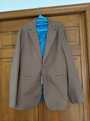 Luchiano visconti medium Tan Fleck Blazer NWT