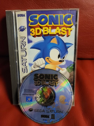 SS★SONIC 3D BLAST 海外版★箱付・説明書付・ソフト付 SEGA - SS☆SONIC 3D BLAST 海外版☆箱付・説明書付・ソフト付