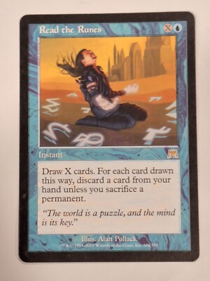 Read the Runes - Onslaugh Magic the Gathering MTG Nice!