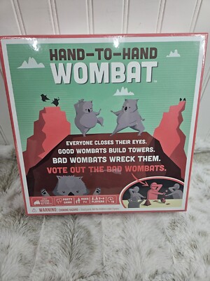 Hand-To-Hand Wombat Party Game By Exploding Kittens New Sealed 