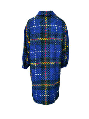 Pre-owned The North Face Marina Rinaldi Women's Blue Trono Button Closure Coat Size 20w/29 In Black