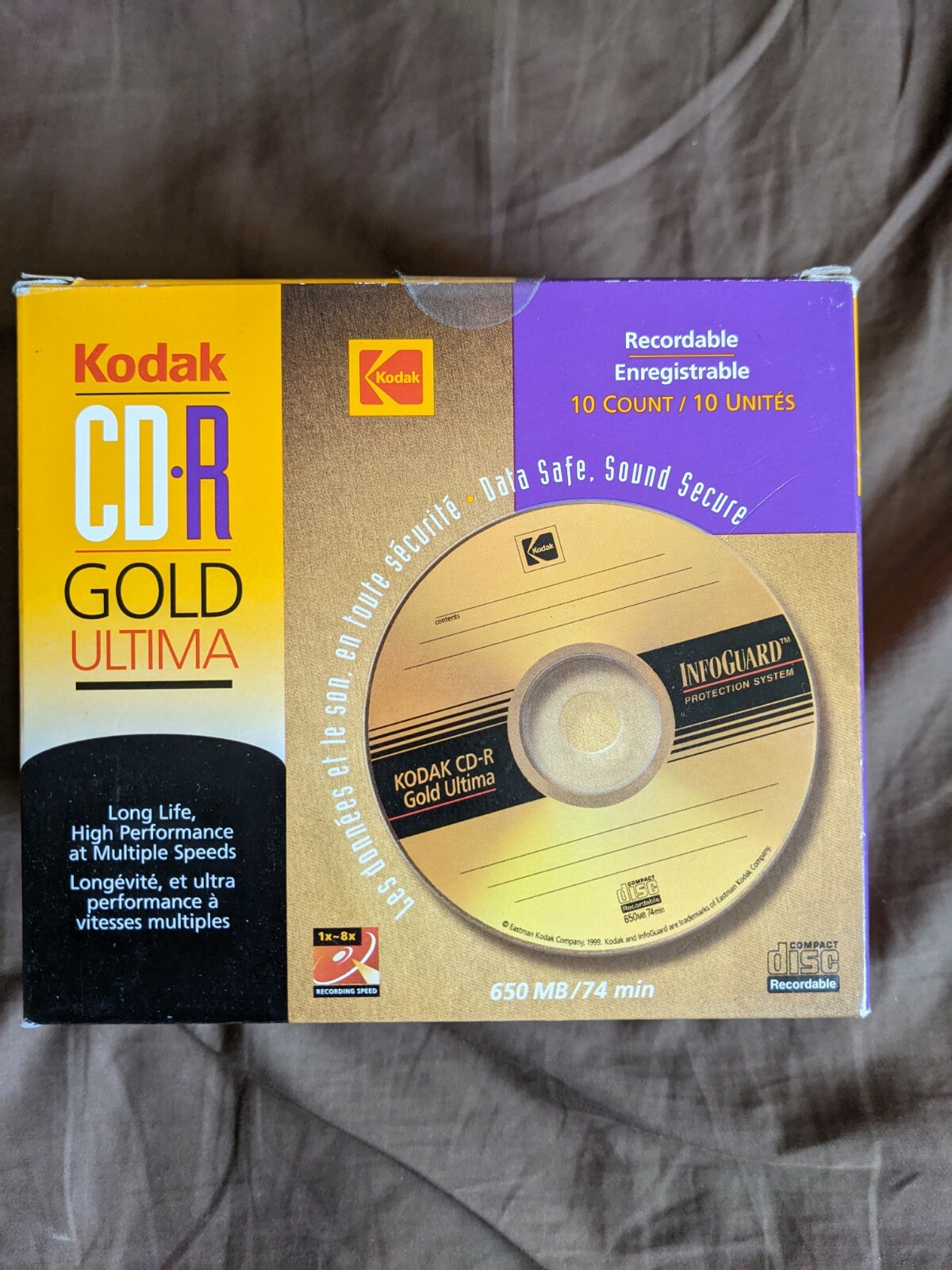 Kodak CD-R SILVER+GOLD 10枚入り 未開封 10箱セット Kodak Gold Ultima CD-R 10 pack new box unopened | eBay