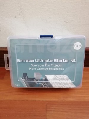 Smraza Starter Kit Arduino Completo | Breadboard Holder, DC Motor, Manuale USATO