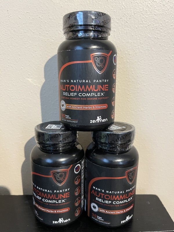 Autoimmune Support - ZenMen Turmeric and Ashwagandha Supplement, New, Sealed
