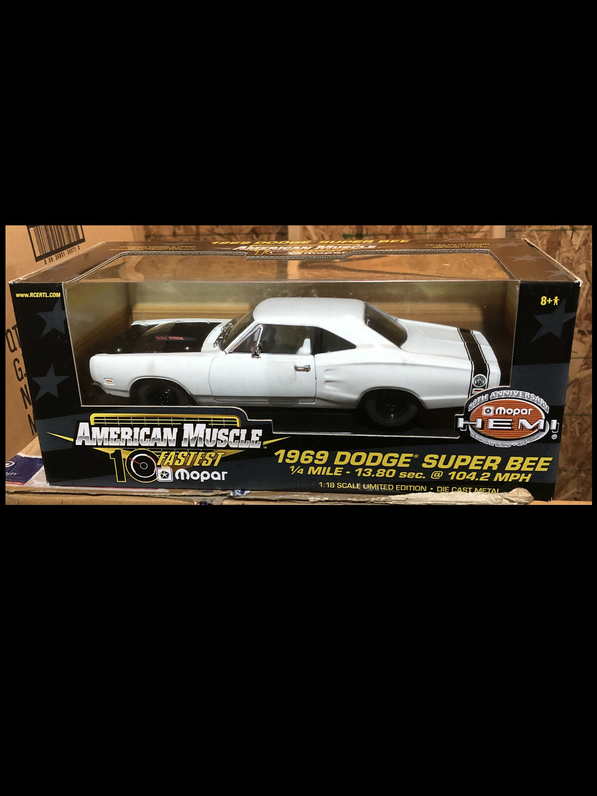 ミニカー AMERICAN MUSCLE 1969 DODGE SUPER BEE AMERICAN MUSCLE 1969 DODGE SUPER BEE BLUE IN SCALE 1:18 NEW