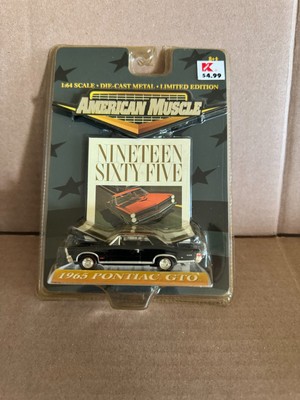 American Muscle Nineteen Sixty Five 1965 Pontiac GTO Black FP3