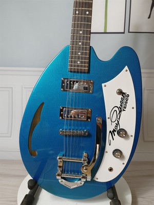 Semi Hollow Body May Queen Electric Guitar HH Pickups Basswood Body 6 String