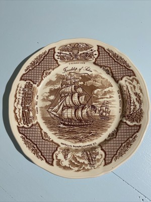 Vintage Fair Winds Staffordshire Plate