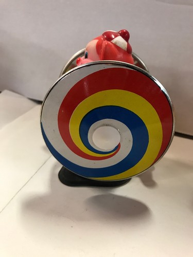 Vintage Bear Whirling Wheel Clockwork Mechanical Wind-up MS 207