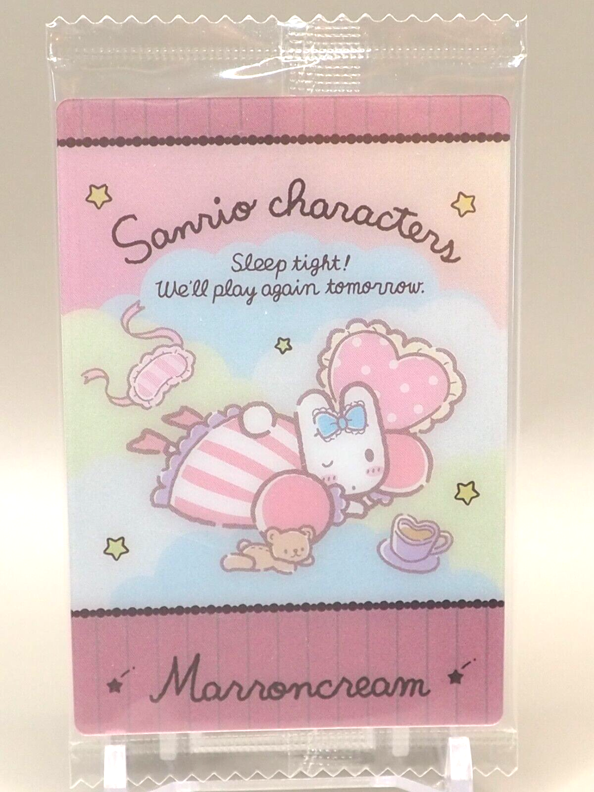 Marron Cream Sanrio Characters Wafer Trading Card No.20 Bandai