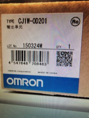 Omron Sysmac CJ1W-OD201 8 Point Relay Contact Output Unit New 