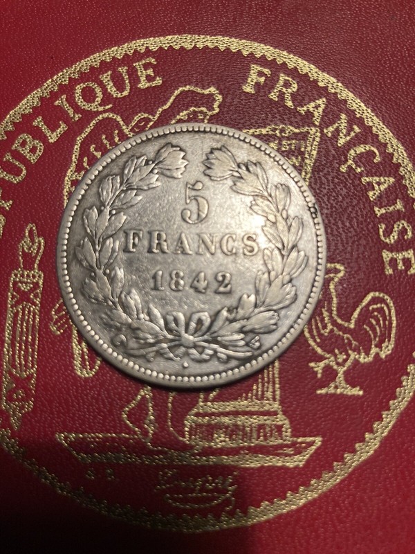 Monnaie 1842w Louis Philippe 1er