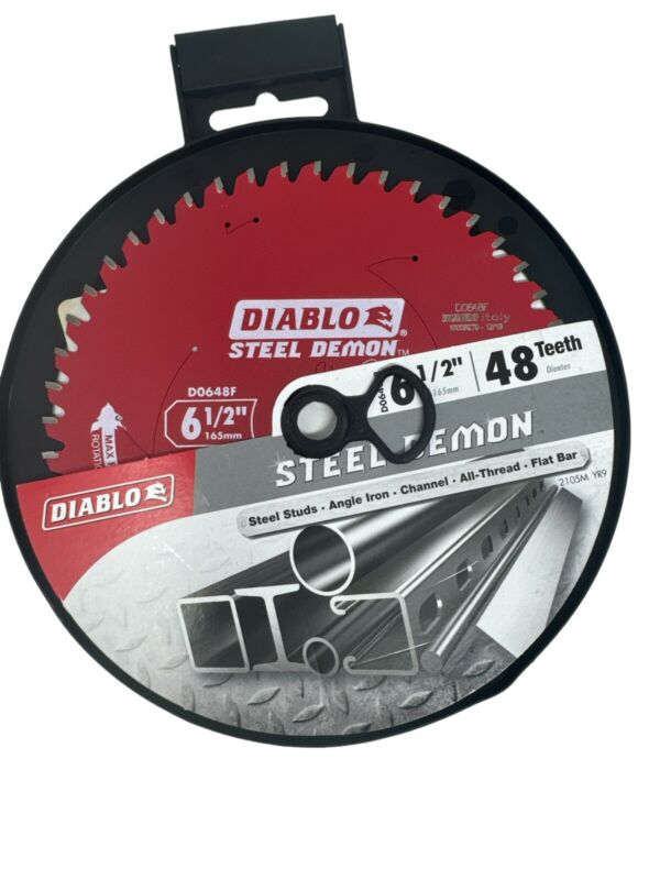 Diablo D0648F 6-1/2" Steel Demon 48 Teeth  Ferrous Metal Circular Saw Blade