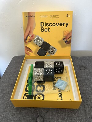 Modular Robotics Robot Blocks with 5 Robot Cubes - Missing Charger/adapter