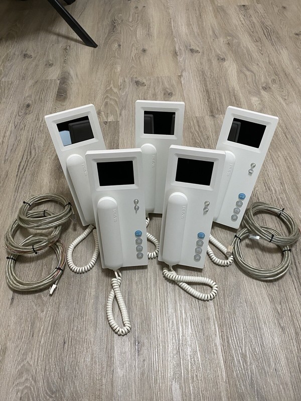 Siedle Bus-Telefon Btsv 850-03 W Mit Farbmonitor Und TischzubehÃ¶R!