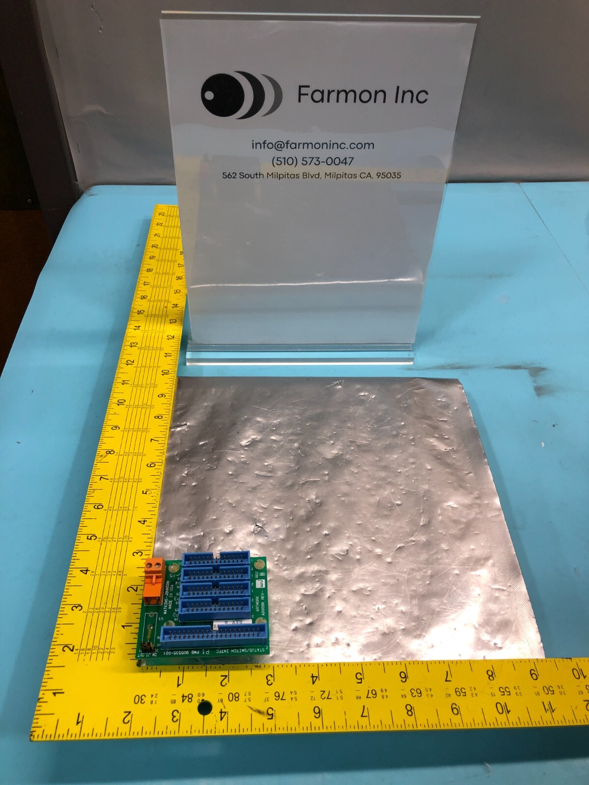 WATKINS JOHNSON 905535-001 PCB STATUS/SWITCH INTFC, 162110