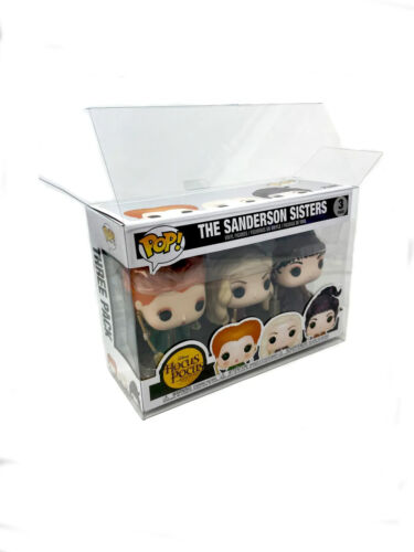 Lot 1 4 20 Pop Protector For 3-Pack Funko POP! Figures