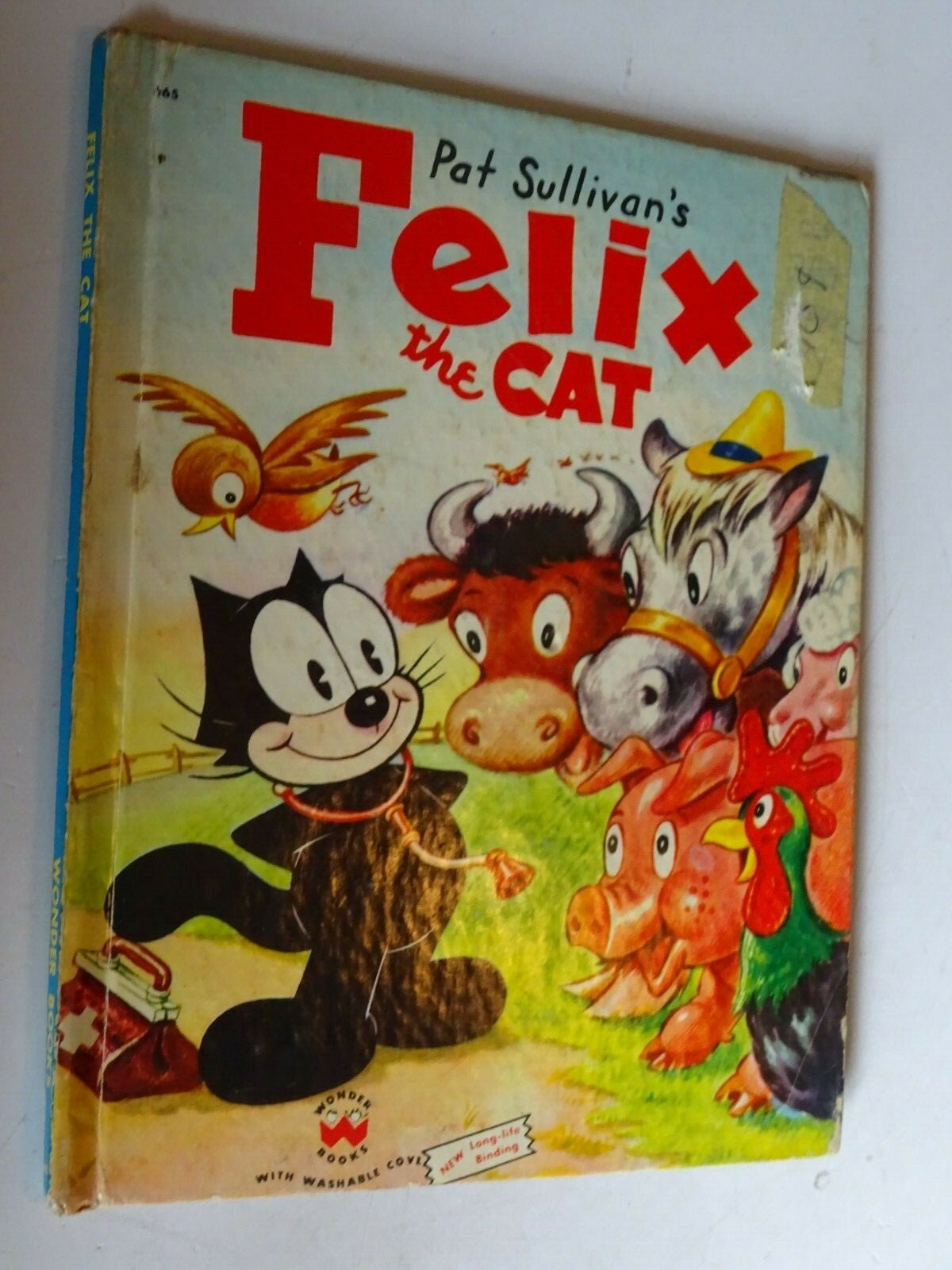 1953 vintage Wonder Book FELIX THE CAT by Pat Sullivan with 1953 vintage Wonder Book FELIX THE CAT by Pat Sullivan with