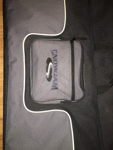 Snowjam Double Snowboard/Ski Bag Case Holder Black and Gray 155cm