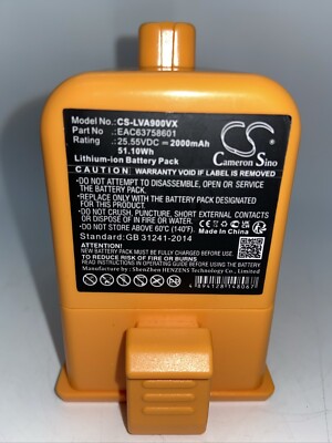 EAC63382204, EAC63382202 Battery For LG Cord Zero A9 Cord Zer A9+ A9Plus**READ**