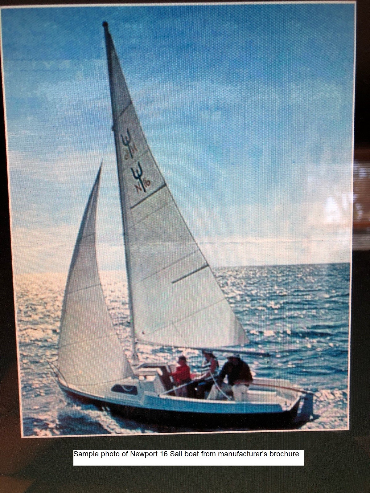 Neptune 16 Sail Boat with trailer