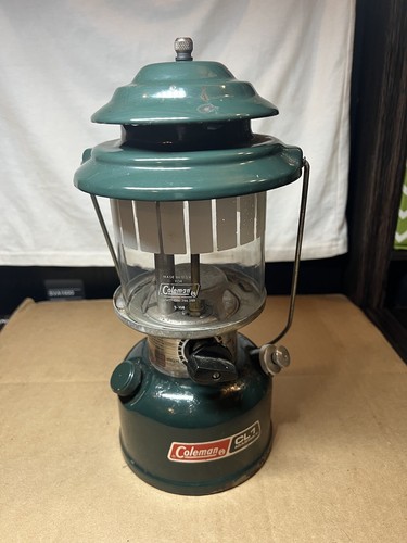 Coleman 1983 Single Mantle Lantern CL1 286 Dated 10/85 Unfired Picket Globe