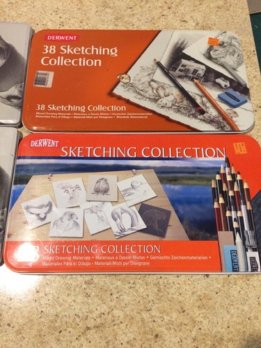 Lot 2 Derwent Sketching Collection 38 Ct  Lot 2 Derwent 24 Graphic Pencil 24 Ct