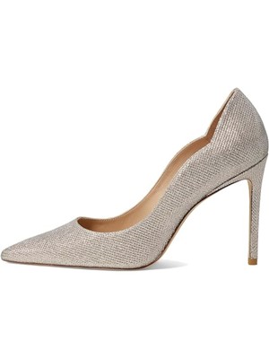 STUART WEITZMAN/ женские золотистые туфли-лодочки на шпильке без шнуровки с острым носком 7,5