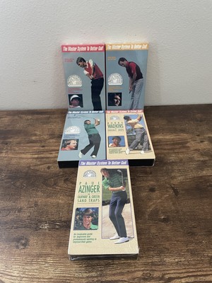 The Master System To Better Golf 5 VHS Set Putting Driving Sand Traps Trouble 5