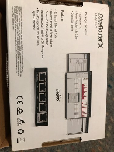 Ubiquiti Networks ER-X EdgeRouter X 5-Port Gigabit Wired Router