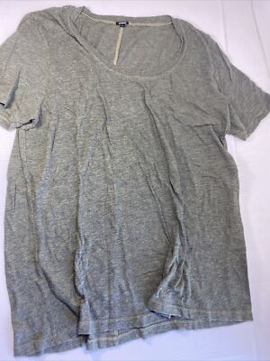 MONROW Womens' Green Short Sleeve Top Shirt Size XL