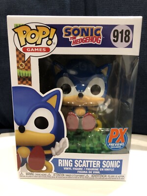 Funko Pop! Vinyl: Sonic the Hedgehog - Ring Scatter Sonic Previews Exclusive 918
