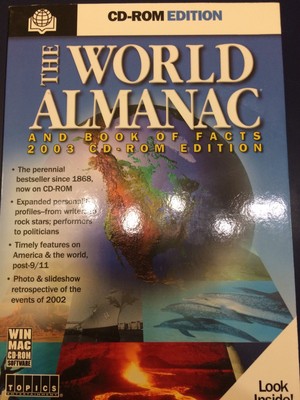 The World Almanac and Book of Facts 2003 CDRom Edition Win Mac Software