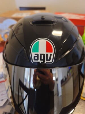 AGV K3 SV Helmet - Solid (Color: Black / Size: LG)