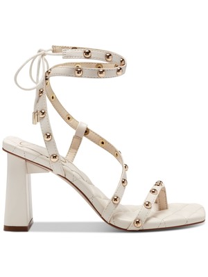 JESSICA SIMPSON Женские босоножки Chalk Ivory Media And Ankle Zayve на каблуке 5,5 м