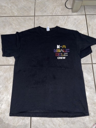 McDonalds Employee T shirt sz Large black used | eBay