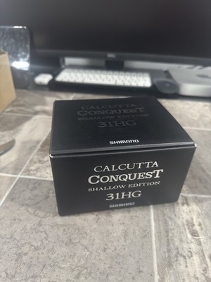 SHIMANO CALCUTTA CONQUEST 31HG 美品 Shimano 24 CALCUTTA CONQUEST SHALLOW EDITION 31HG Left